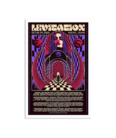 Discover Levitation Austin, Texas Oct 26-29 2023 Poster