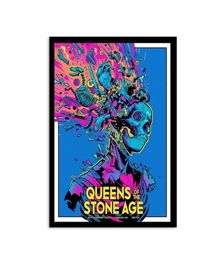 Discover Queens Of The Stone Age Nov 15, 2023 The O2 Arena, London Poster