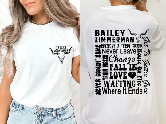Discover Bailey Zimmerman Shirt Bailey Zimmerman Merch Country Music Shirt Nashville