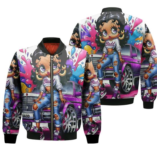 Discover Betty Boop Women's Bomber Jacket