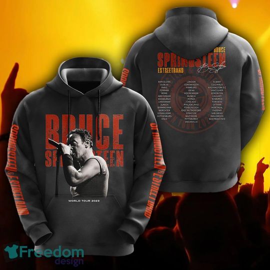 Discover Bruce Springsteen Band Style Tour style 3D Hoodie Gift For Fans
