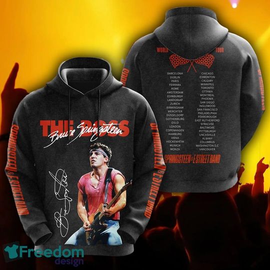 Discover Bruce Springsteen Band Style Trendy Passion 3D Hoodie Gift For Fans