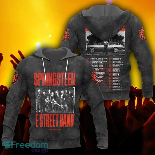 Discover Bruce Springsteen Fan look Band Best 3D Hoodie For Men And Women