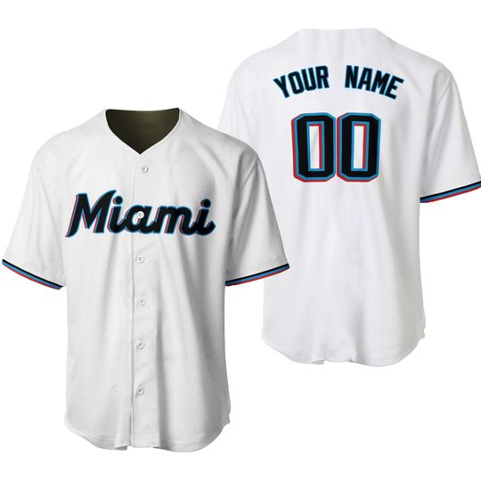 Discover Miami Baseball Custom Jersey