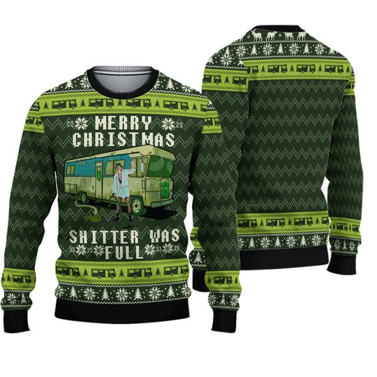 Discover Christmas Vacation Shitter'S Full Ugly Christmas Sweater