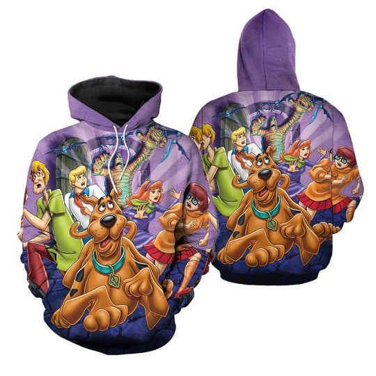 Discover Running Team Scooby Doo Friends Lovers 3D HOODIE