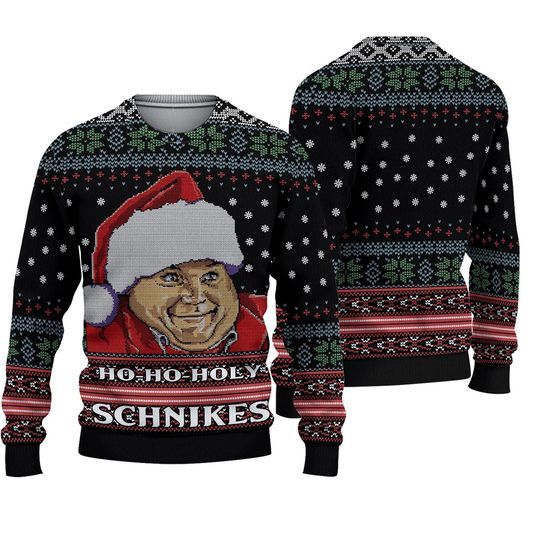 Discover Santa Chris Farley Ho Ho Holy Schnikes Ugly Christmas Sweater