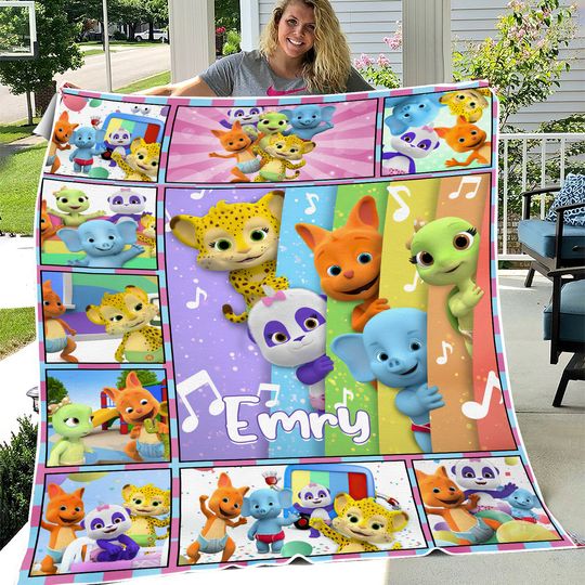 Discover Word Party Blanket Word Party Fleece Blanket