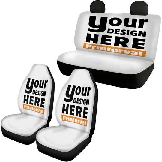 Discover Custom Set Car Front And Rear Seat Covers