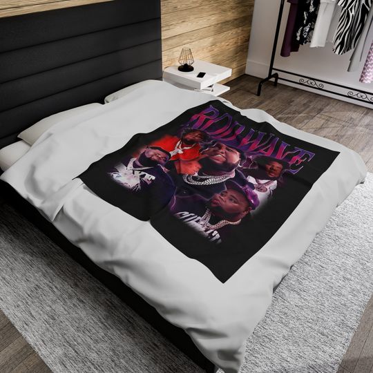 Discover Rod Wave Velveteen Plush Blanket - Christmas Gift - Rod Wave Fan Gift