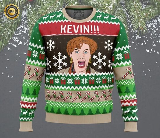 Discover Home Alone Ugly Unisex Christmas Sweater, Kevin!!! Home Alone