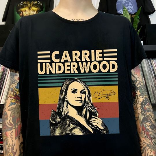 Discover Vintage Carrie Underwood Singer Shirt
