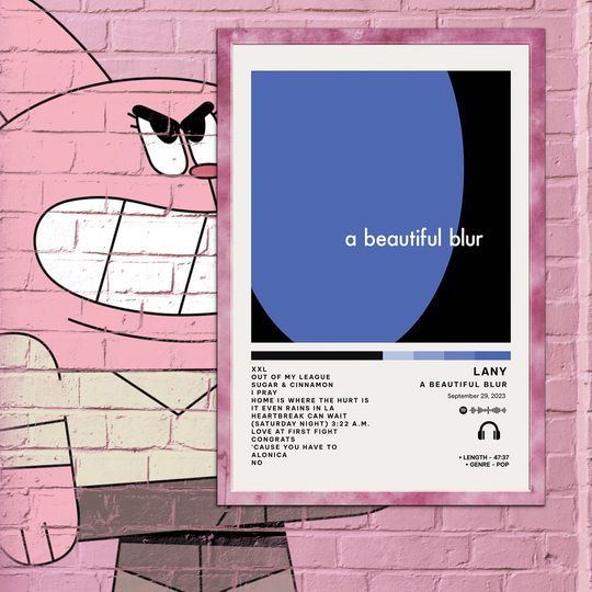 Discover Lany - A Beautiful Blur Album Poster