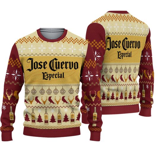 Discover 3D Jose Cuervo Especial Tequila Ugly Sweater