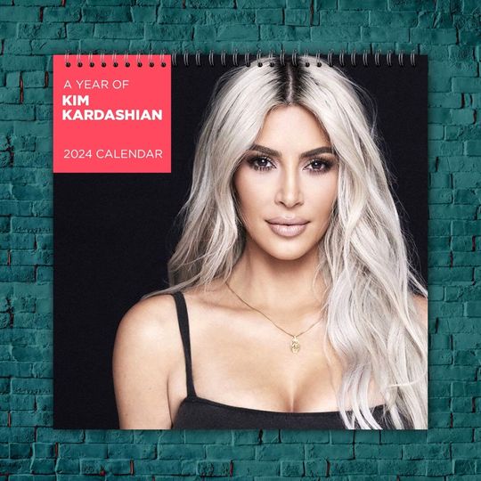 Discover Kim Kardashian Calendar 2024 | Kim Kardashian 2024 Celebrity Wall Calendar Gift