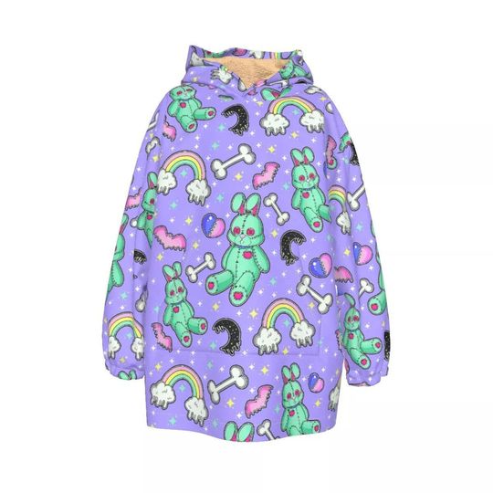 Discover Adults oversized Fleece blanket hoodie