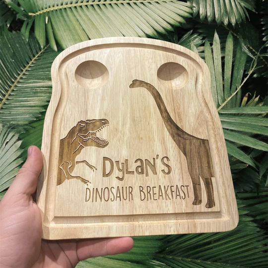 Discover Personalized Dinosaur Breakfast Board