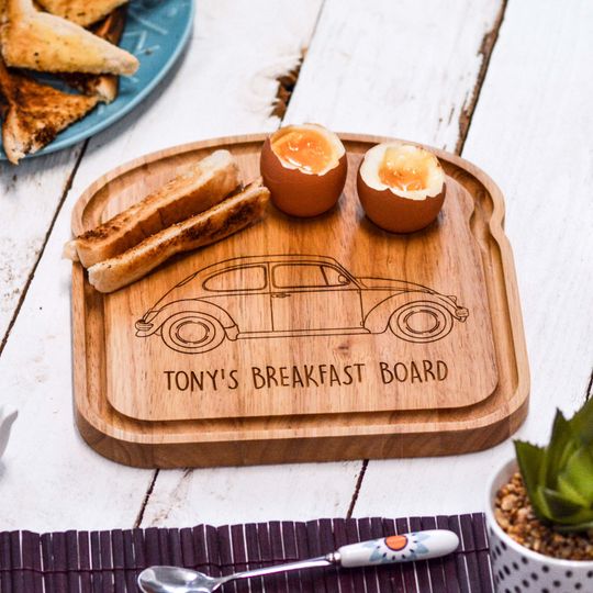 Discover Personalised Breakfast Egg Board - Beetle