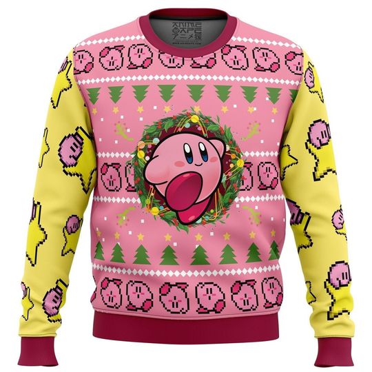 Discover Kirby Ugly Christmas Sweater, Christmas Gift, Unisex Sweater Gift