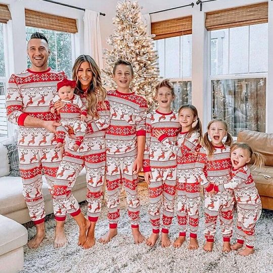 Discover Christmas Pajamas Set, Matching Family Pajamas Set