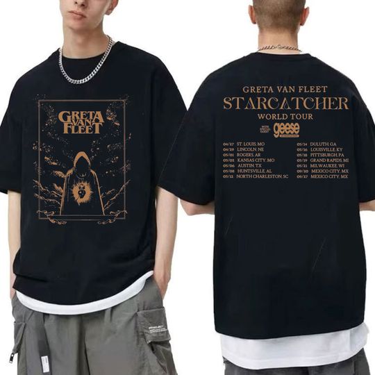 Discover Greta Van Fleet Starcatcher Tour 2024 shirt, Greta Van Fleet Spring Tour 2024