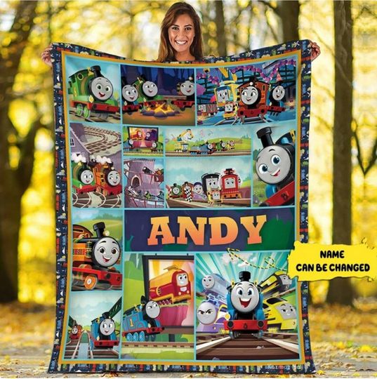 Discover Thomas And Friends Blanket, Personalized Thomas & Friends Fleece Blanket
