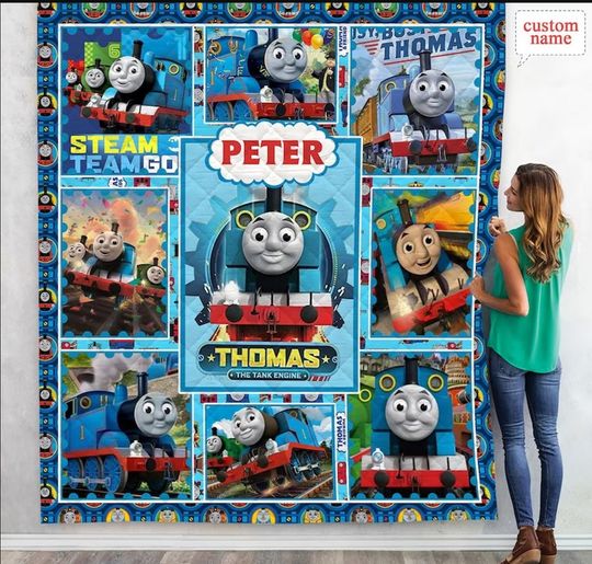 Discover Personalization Thomas the Train Fleece Blanket, Thomas the Train Blanket