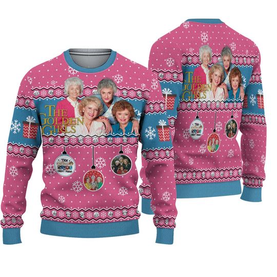 Discover The Stay Golden Ugly Christmas Sweater