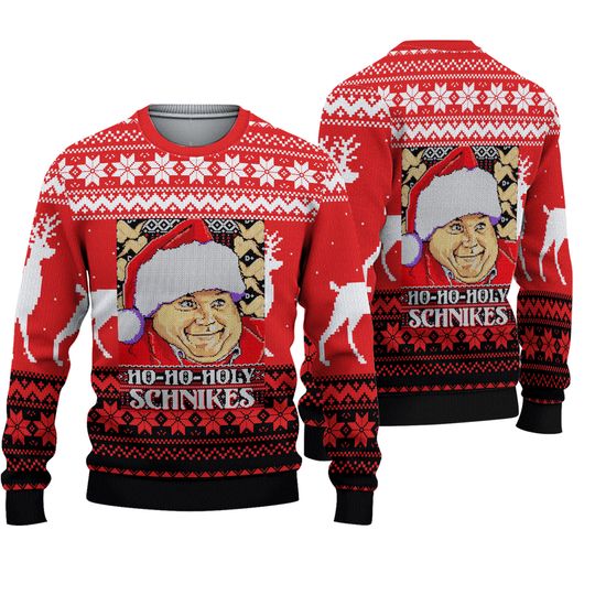 Discover Santa Chris Farley Ho Ho Holy Schnikes Ugly Christmas Sweater