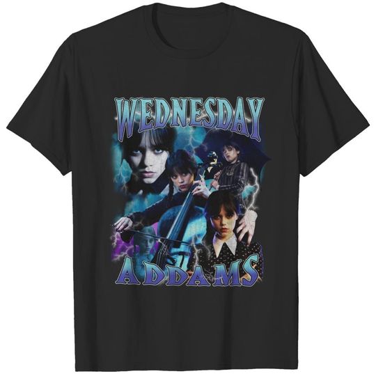 Discover Wednesday Addams Vintage Unisex Oversized Wash Shirt | Wednesday Addams Shirt