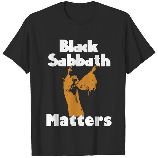 Discover Black Sabbath Matters, Black Lives Matter Unisex BLM T-Shirt