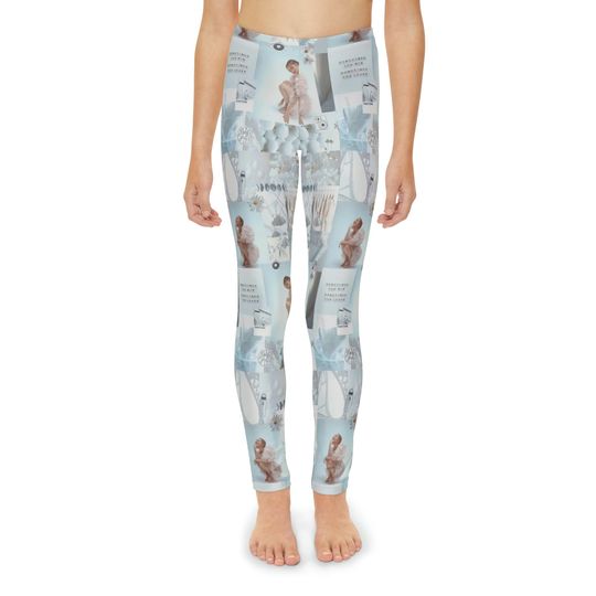 Discover Olivia Rodrigo White Aesthetic Leggings