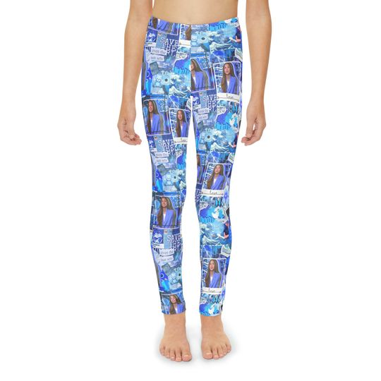 Discover Olivia Rodrigo Blue Aesthetic Leggings