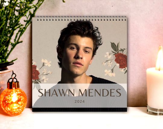Discover Shawn Mendes 2024 Celebrity Wall Calendar