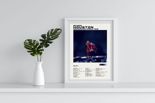 Discover Beyonce Renaissance Tour Houston Poster