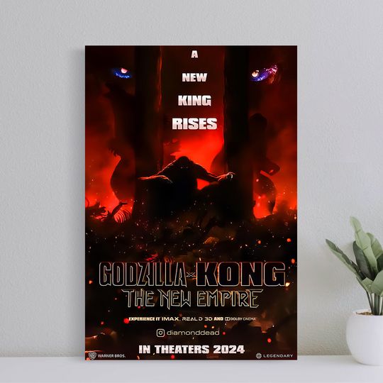 Discover God zilla x Kong 2024 Movie Poster, Home Decor