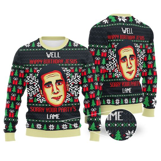 Discover The Office Ugly Christmas Sweatshirt | Michael Scott Happy Birthday Jesus