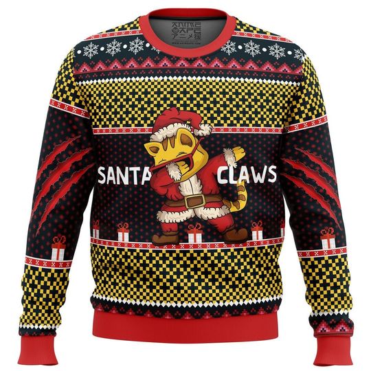 Discover Santa Claws Ugly Christmas Sweater, Christmas Gift, Unisex Sweater Gift