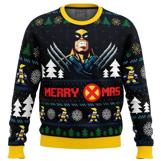 Discover Santa Claws Wolverine Ugly Christmas Sweater, Christmas Gift