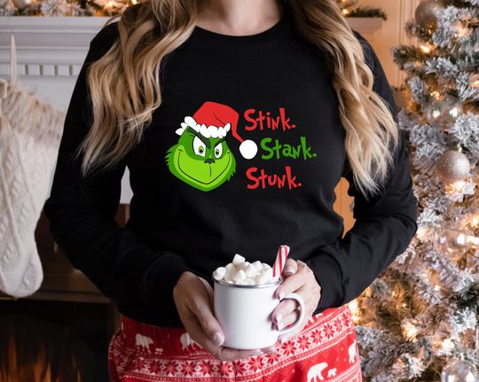 Discover Sti Sta Stu Shirt, Funny Christmas Shirt, Grin Sweatshirt