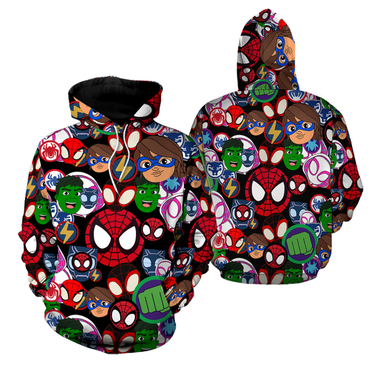 Discover Spidey And His Amazing Friends 3D Hoodies