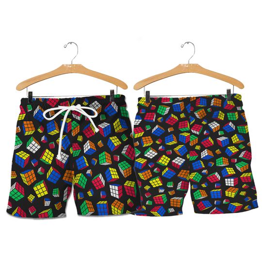 Discover Rubik's Cube Bathing Suit Summer Beach Shorts