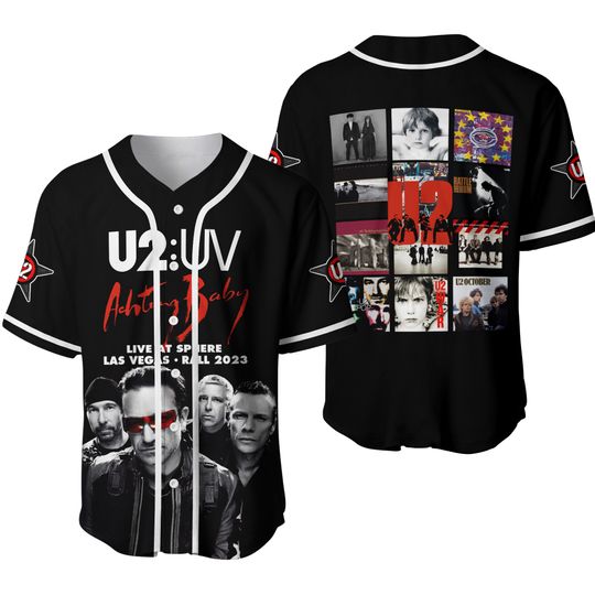 Discover U2 Uv Achtung Baby Live At Sphere Las Vegas Fall 2023 Baseball Jersey