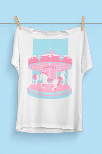Discover Merry-Go-Round T-Shirt | Aesthetic Clothing | Harajuku Hipster