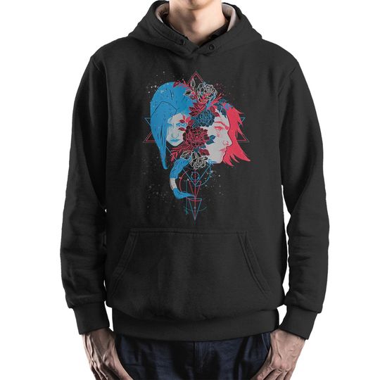 Discover Arcane Jinx and Vi Art Hoodie