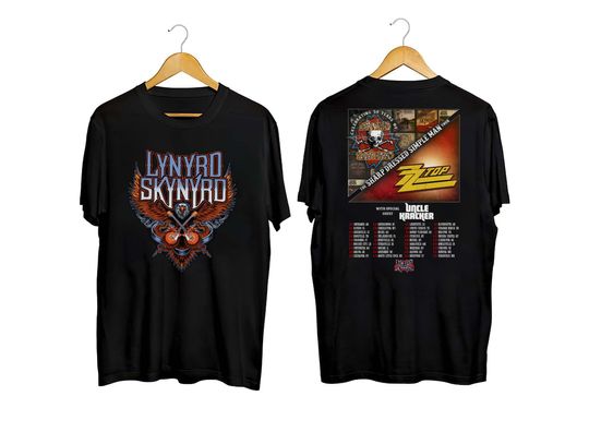 Discover The Sharp Dressed Simple Man Tour ZZ Top And Lynyrd Skynyrd Shirt,