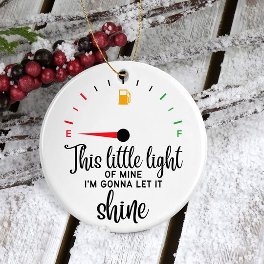 Discover This Little Light of Mine 2023 Christmas Ornament Secret Santa Gift