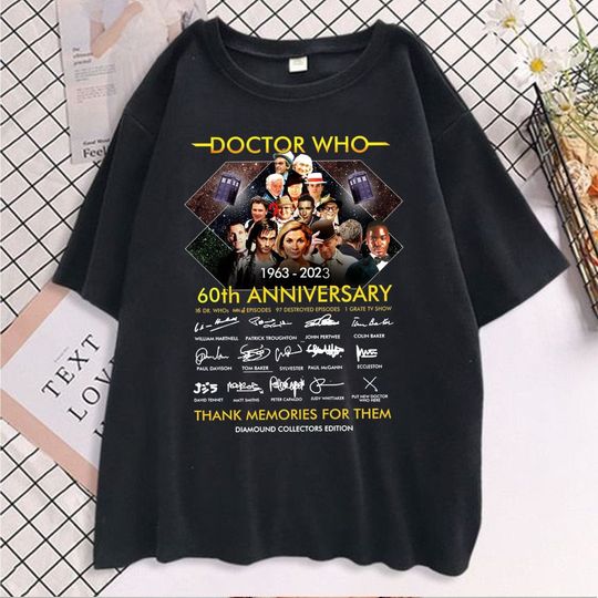 Discover Doctor Who 60th Anniversary Shirt, Doctor Who Movie Shirt
