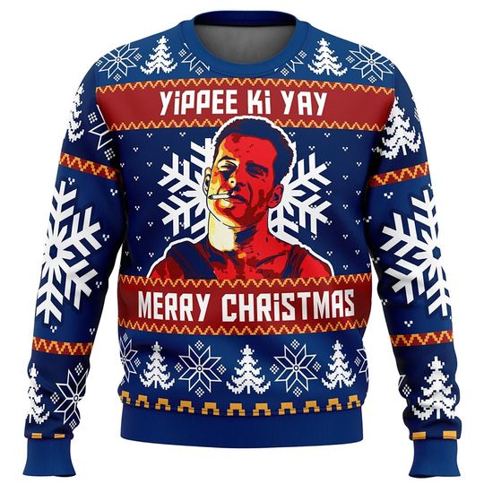 Discover Yippee Ki Yay Ugly Christmas Sweater, Merry Christmas Sweater