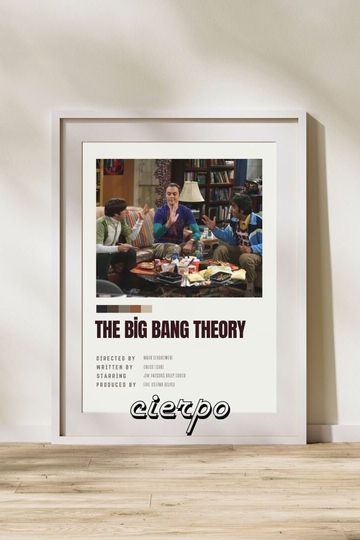 Discover The Big Bang Theory Poster, The Big Bang Theory TV Series Poster
